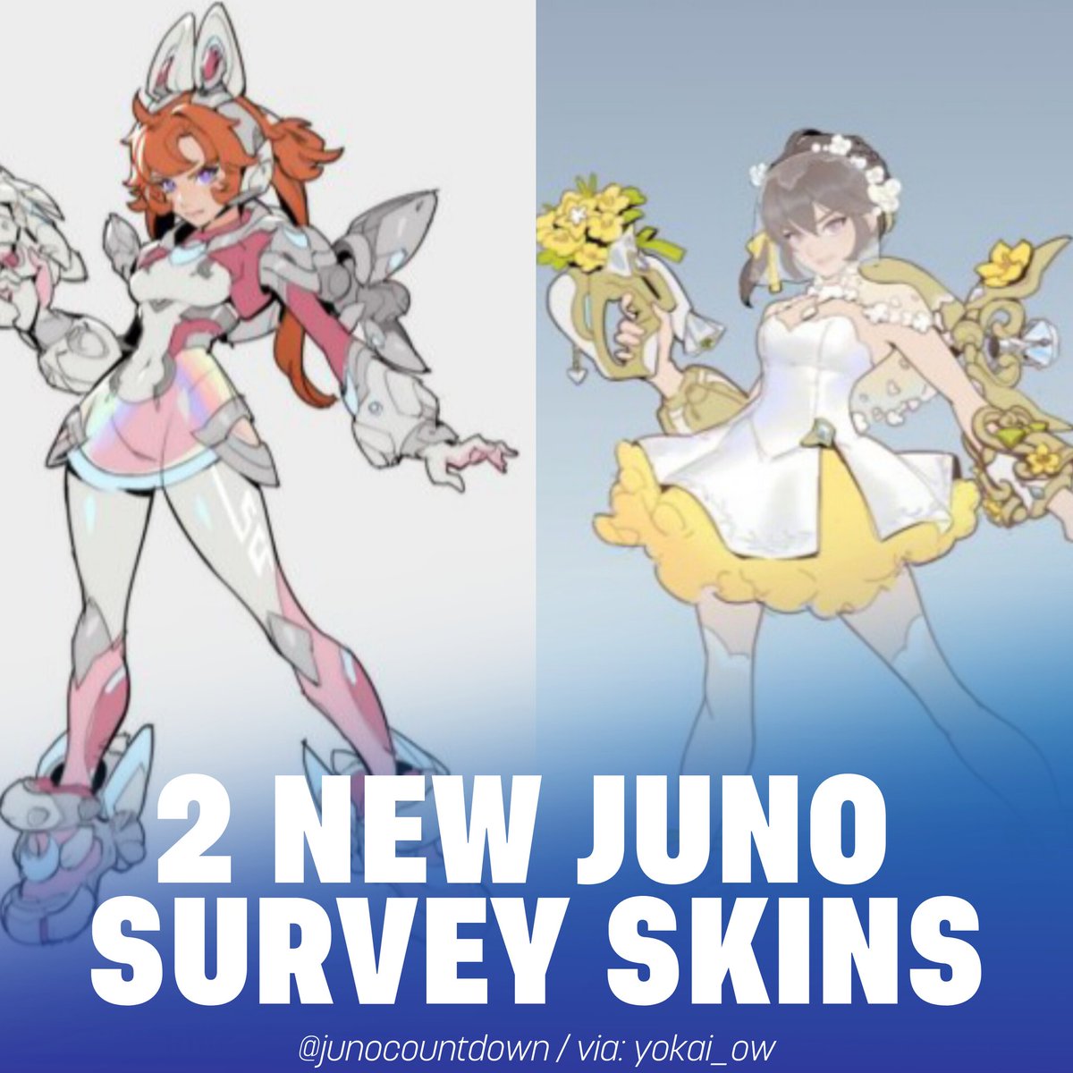 💐Upcoming future skins for Juno found in a recent survey!

📸: @Yokai_OW