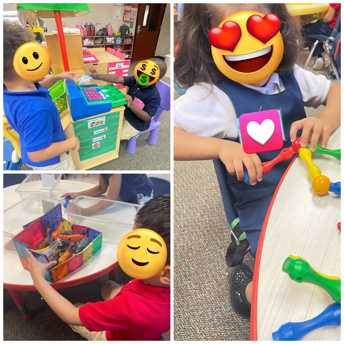 Pre-k <a href="/ReesStars/">Rees Elementary (Performing & Visual Arts Academy)</a> in Mrs. <a href="/imalopez08/">Geronima Lopez</a> class were very busy during their second week of school. Learning how to share and work together during centers. Our lil chef multi-tasked while she cooked and talked on the phone. 😂 <a href="/AliefPreK/">Alief Early Childhood</a> #AliefProud