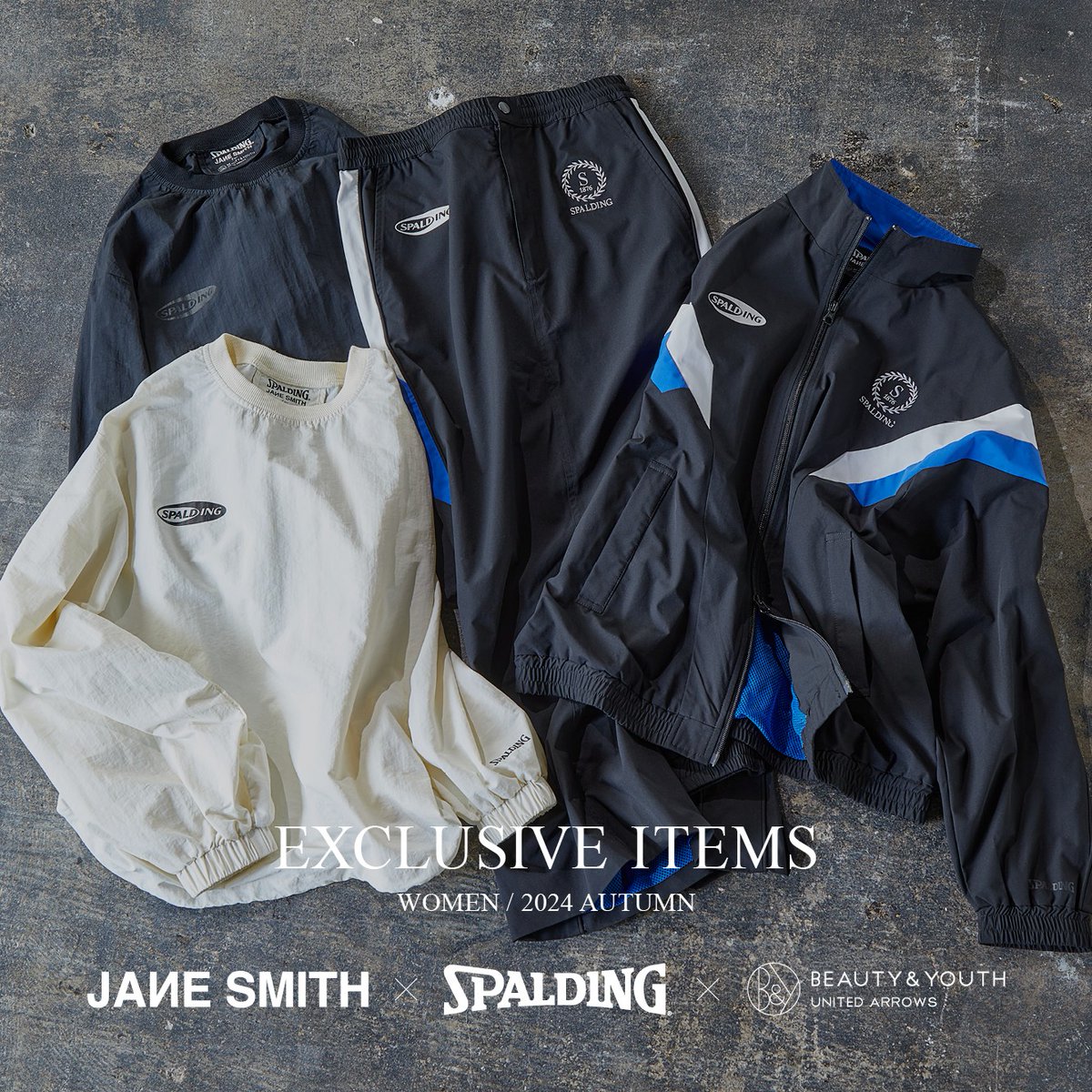 ジャケット・アウター SPALDING JANE SMITH FOR BEAUTY AND YOUTH BEAUTY&YOUTH UNITED ARROWS - 【BLACK】【別注】<JANE SMITH