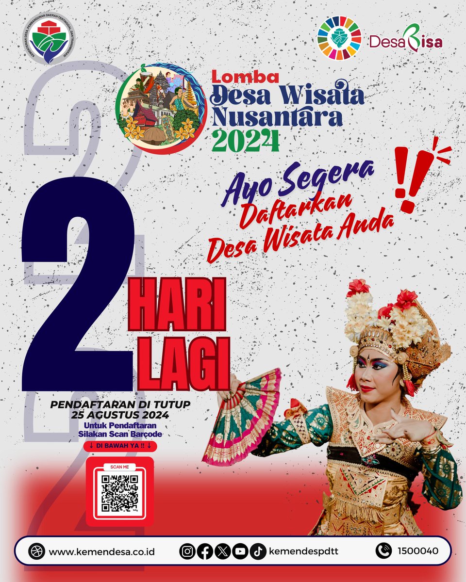 Abindar_85's tweet photo. Mari kita sukseskan LDWN 2024 #WisataKeDesaAja https://t.co/ddeJIyiSUg