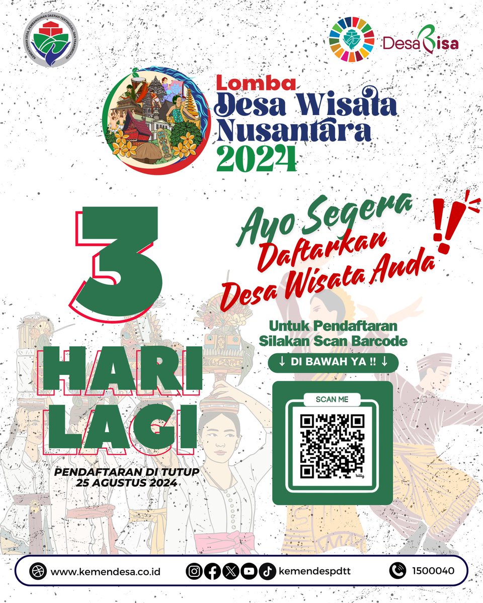 Mari kita sukseskan LDWN 2024 #WisataKeDesaAja