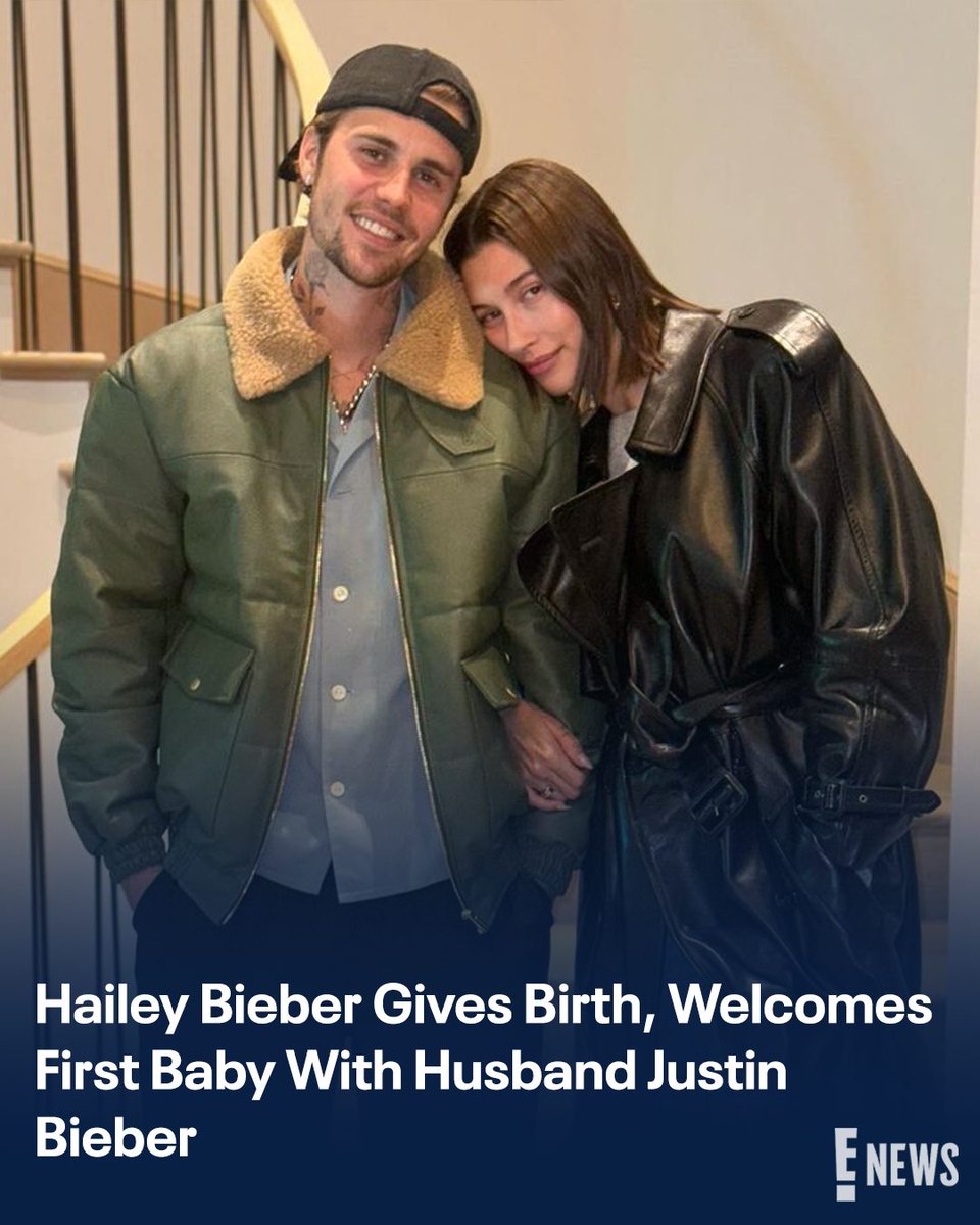 enews's tweet photo. 🔗: https://t.co/DhdmlnCA3l
Hailey and Justin Bieber had their baby, baby, baby oooohhhhh. 🍼 The sweet announcement is at the link. https://t.co/RHgJYrfrCe