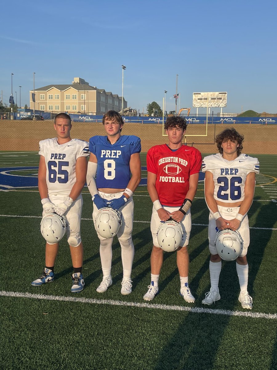 Creighton Prep FB (@cpfootball17) on Twitter photo Congratulations to <a href="/jacobruby28/">Jacob Ruby</a> <a href="/SkrydlakSean/">Sean Skrydlak</a> <a href="/TConigs5/">Tony Coniglio</a> & Nathan Wilch for being elected as team captains for the 2025 <a href="/CPFootball17/">Creighton Prep FB</a> season! Congrats men, you deserve it! #leaders Congratulations to <a href="/jacobruby28/">Jacob Ruby</a> <a href="/SkrydlakSean/">Sean Skrydlak</a> <a href="/TConigs5/">Tony Coniglio</a> & Nathan Wilch for being elected as team captains for the 2025 <a href="/CPFootball17/">Creighton Prep FB</a> season! Congrats men, you deserve it! #leaders