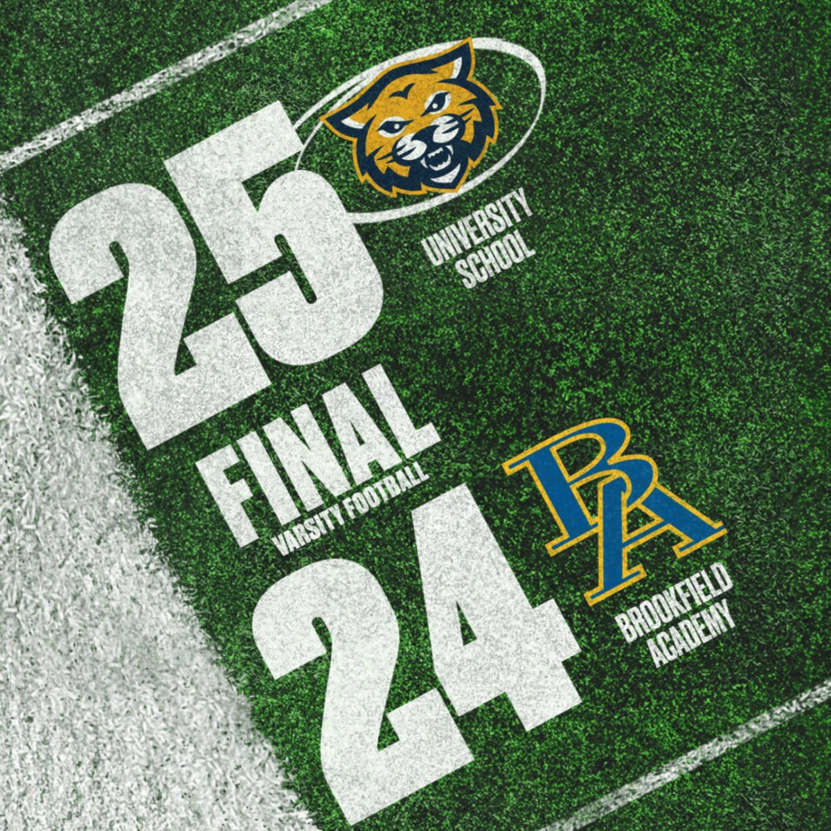 USM Athletics (@usmathletics) on Twitter photo Varsity Football comes away with the win on the first game of the season!
<a href="/usmsocial/">University School of Milwaukee</a> <a href="/USMAthleticsAD/">Tim Williams</a> #WildcatsLead Varsity Football comes away with the win on the first game of the season!
<a href="/usmsocial/">University School of Milwaukee</a> <a href="/USMAthleticsAD/">Tim Williams</a> #WildcatsLead