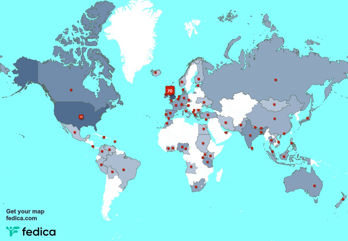 G4CFS's tweet image. I have 1 new followers from USA last week. See fedica.com/!G4CFS
