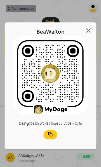 BeauWalton11's tweet photo. @Obobdrc20 @X1X2_DRC20 @MRNFT_X @ArmzDrc20 @DGDGtoken @DOGEARMY_DRC20 @DBITDRC20 @amineious2709 @0xNefu @_electronicCash join bro
@zansskuyy @FebiHutama @Conaax
D82Yg76S5XstY2K351fxp3ebrvVD3mCyTo
#doginals #Obob $doge $dogi #Armz #Lola #Dogs #Wufi #Wuuw #Wiww #Army #X1X2 #Mrnft #Bob #Dpay #Ktap #Dnld #Dgdg #Anft #Oink #Pump #Musk https://t.co/gytseXotMn