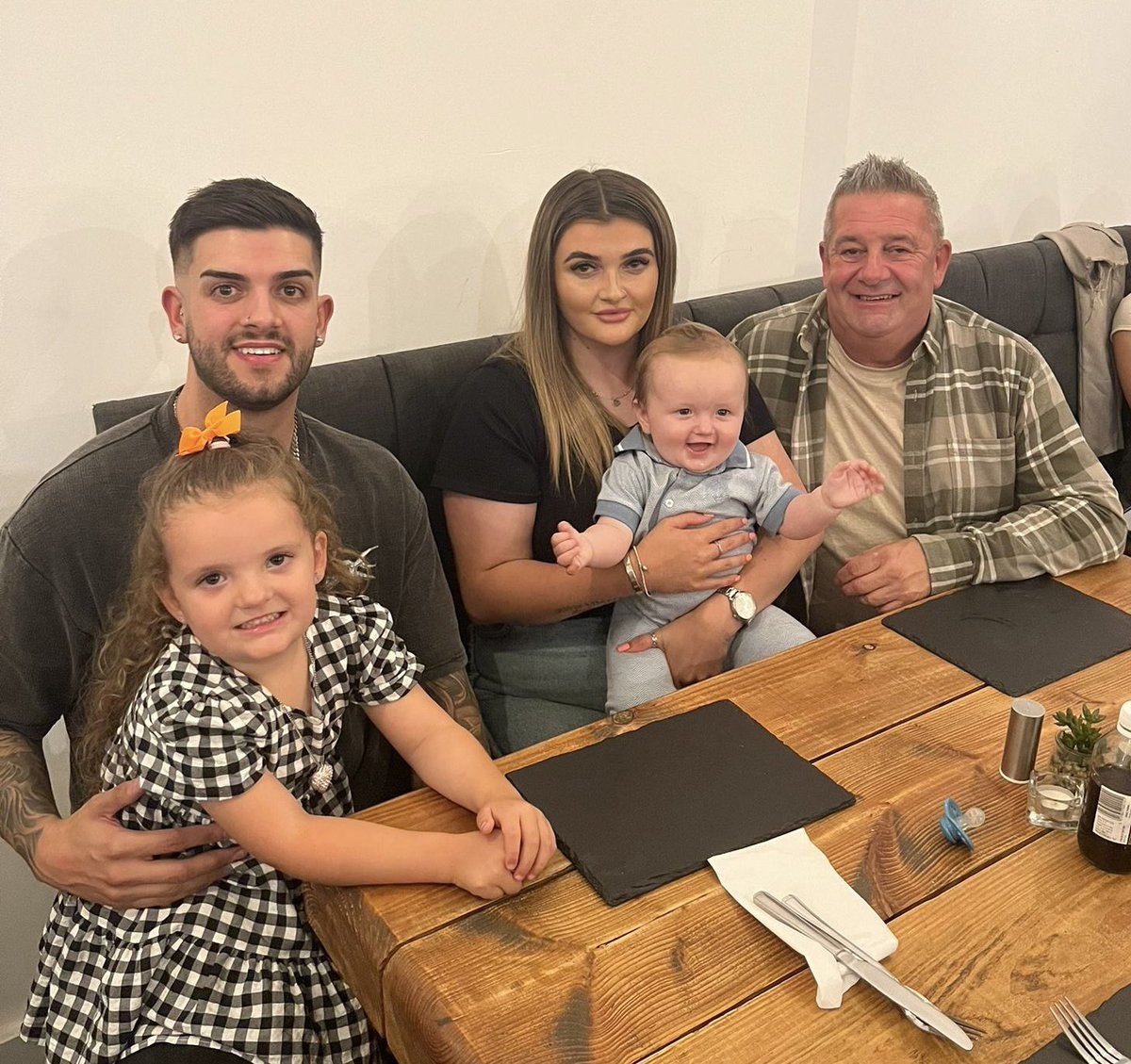 Family birthday meal last night 💙❤️