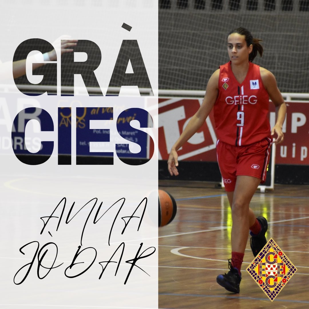 ❤️GRÀCIES, Anna! 🤍

Després de 9 temporades al <a href="/geieg1919/">GEiEG</a> i més de 100 partits a #LF2, <a href="/JodarAnna/">Anna Jòdar Portas</a> deixa el club per començar nous reptes professionals. 

👏🏻 Gràcies i molta sort, Anna!