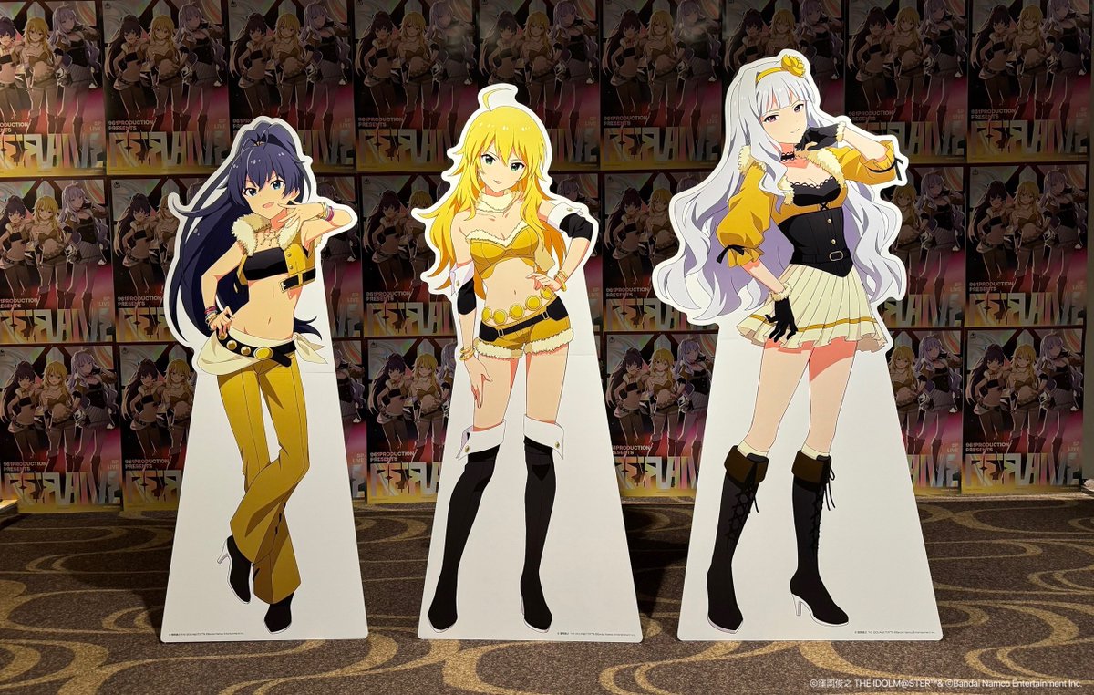 reflame_961_MOON】 会場では星井美希さん、四条貴音さん、我那覇 響