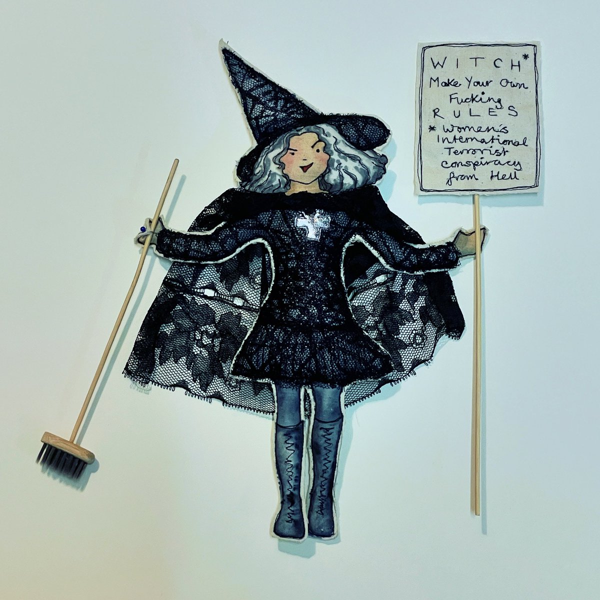 Meanwhile the little Witch and her 9 Revolting Women companions are still in #edinburgh for the final days of Moral Fibre @thehouseofsmalls
