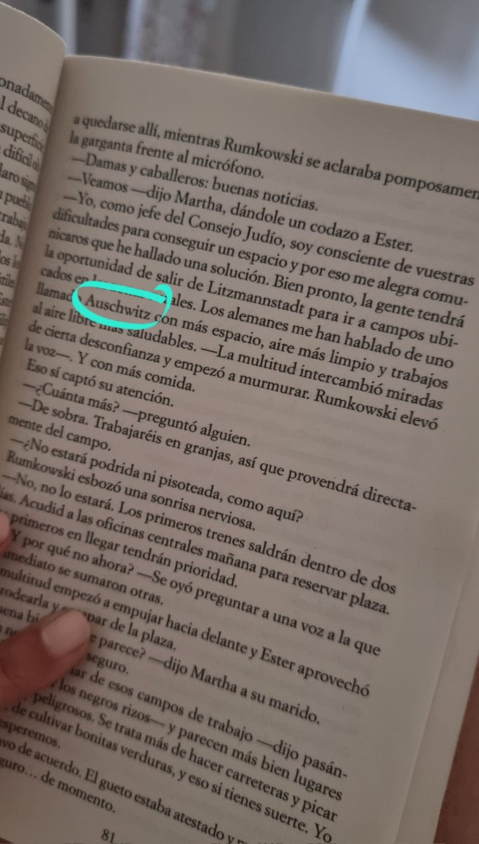 Cuando llega ESE momento de la novela y no puedes evitar gritar: "¡no, es mentira!". LA ENFERMERA DE AUSCHWITZ 📚