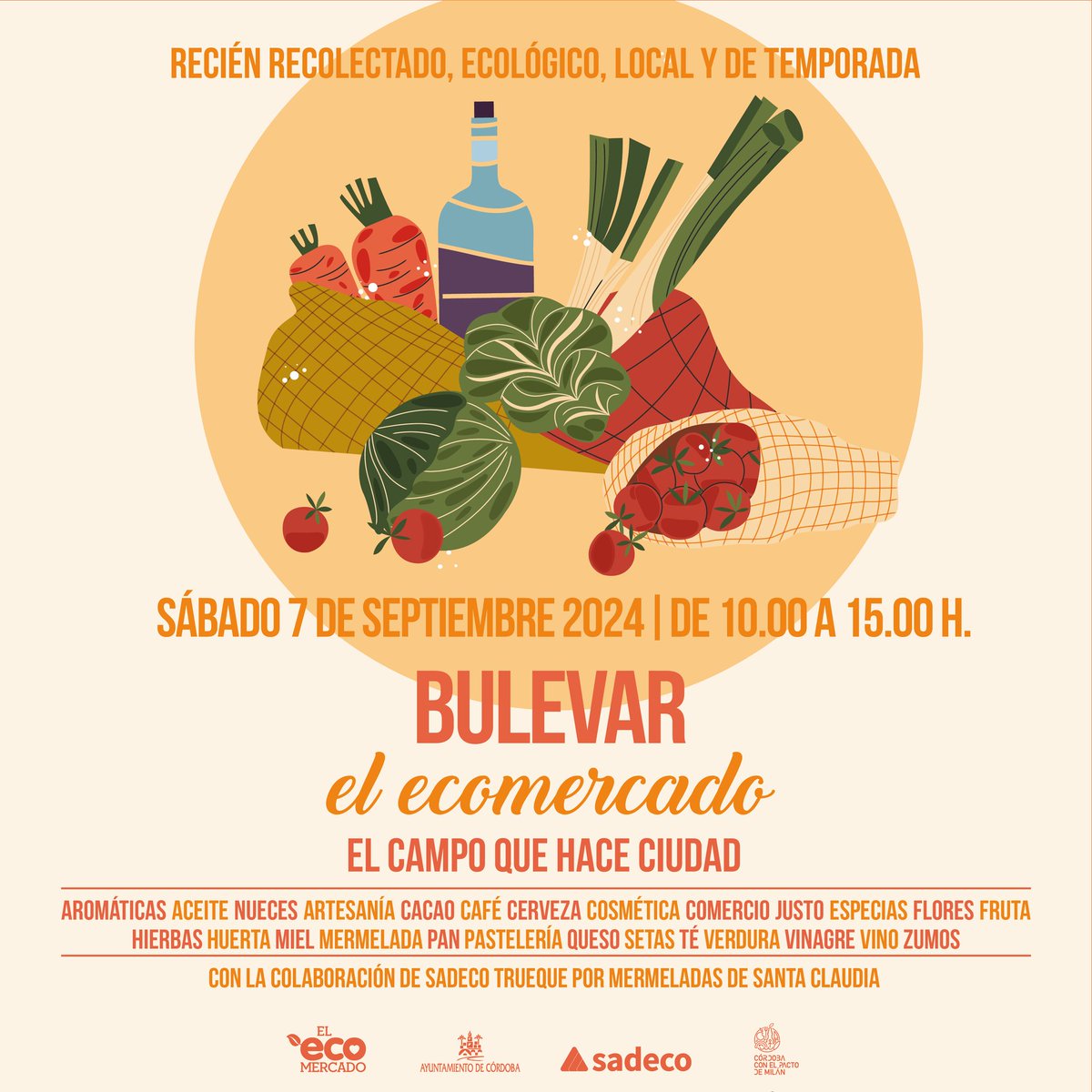 El ecomercado (@elecomercado) on Twitter photo Ultima hora !!
Noticia de alcance !!
Volvemos !!
Vuelve el compromiso con una alimentacion saludable y sostenible
Vuelve el compromiso con la producción local de alimentos.
Vuelve <a href="/elecomercado/">El ecomercado</a>
Y queremos celebrarlo contigo
Vente. Ultima hora !!
Noticia de alcance !!
Volvemos !!
Vuelve el compromiso con una alimentacion saludable y sostenible
Vuelve el compromiso con la producción local de alimentos.
Vuelve <a href="/elecomercado/">El ecomercado</a>
Y queremos celebrarlo contigo
Vente.