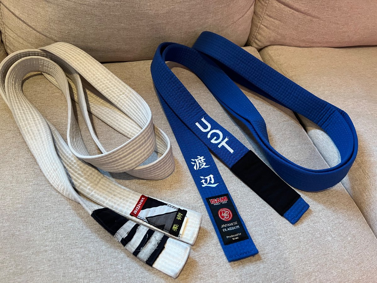 柔術青帯になりました🥳これからも頑張ります。