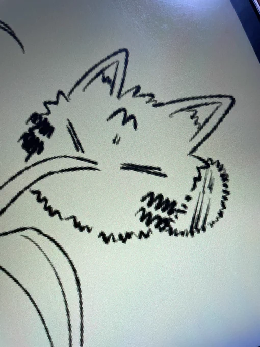 このふわふわくんが可愛いから描きたくて
