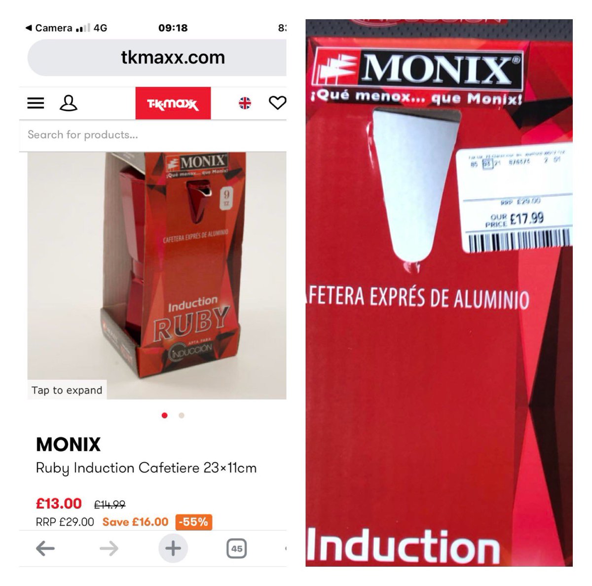 When you pop to the shops because you’re giving a bit back to those employed and the local area and find out what you bought was 25% cheaper online at the same shop <a href="/TKMaxx_UK/">TK Maxx</a> 🥴