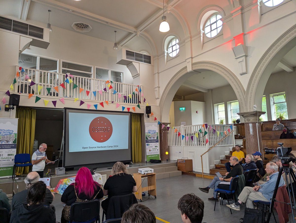 Wuthering Bytes (@wutheringbytes) on Twitter photo It's day 1 of Open Source Hardware Camp, with 12 talks ahead of us and first a welcome from <a href="/krm248/">Kevin Murrell</a>! It's day 1 of Open Source Hardware Camp, with 12 talks ahead of us and first a welcome from <a href="/krm248/">Kevin Murrell</a>!