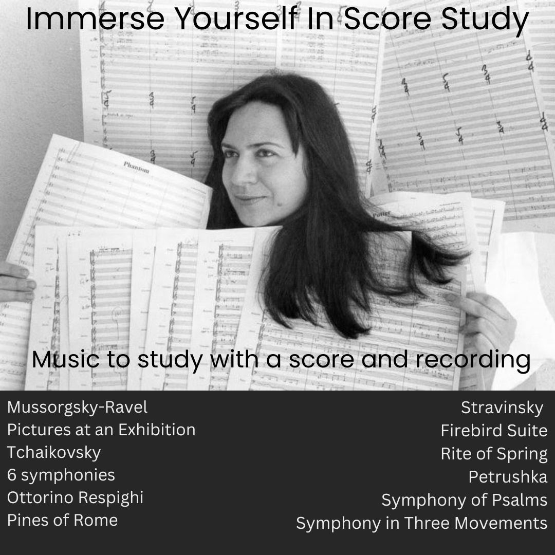 PenkaKouneva's tweet photo. Music to study with a score and recording
Mussorgsky-Ravel - Pictures at an Exhibition
Tchaikovsky - 6 symphonies
Respighi - Pines of Rome
Stravinsky - Firebird Suite, Rite of Spring, Petrushka, Symphony of Psalms, Symphony in Three Movements
#scorestudy #soundtrackanalysis https://t.co/6tfji3cMmD