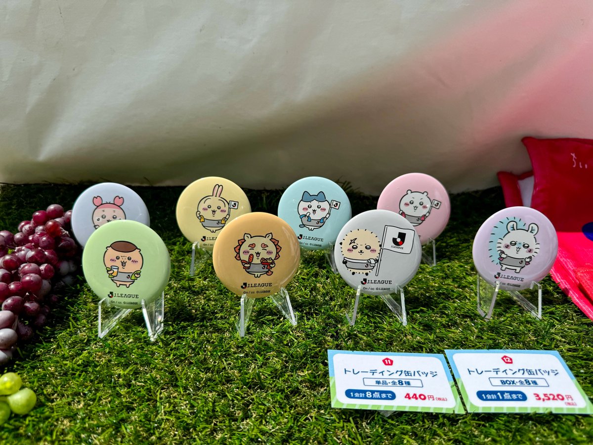 ちいかわ×JリーグSHOPが 国立競技場Dゲート付近にオープン