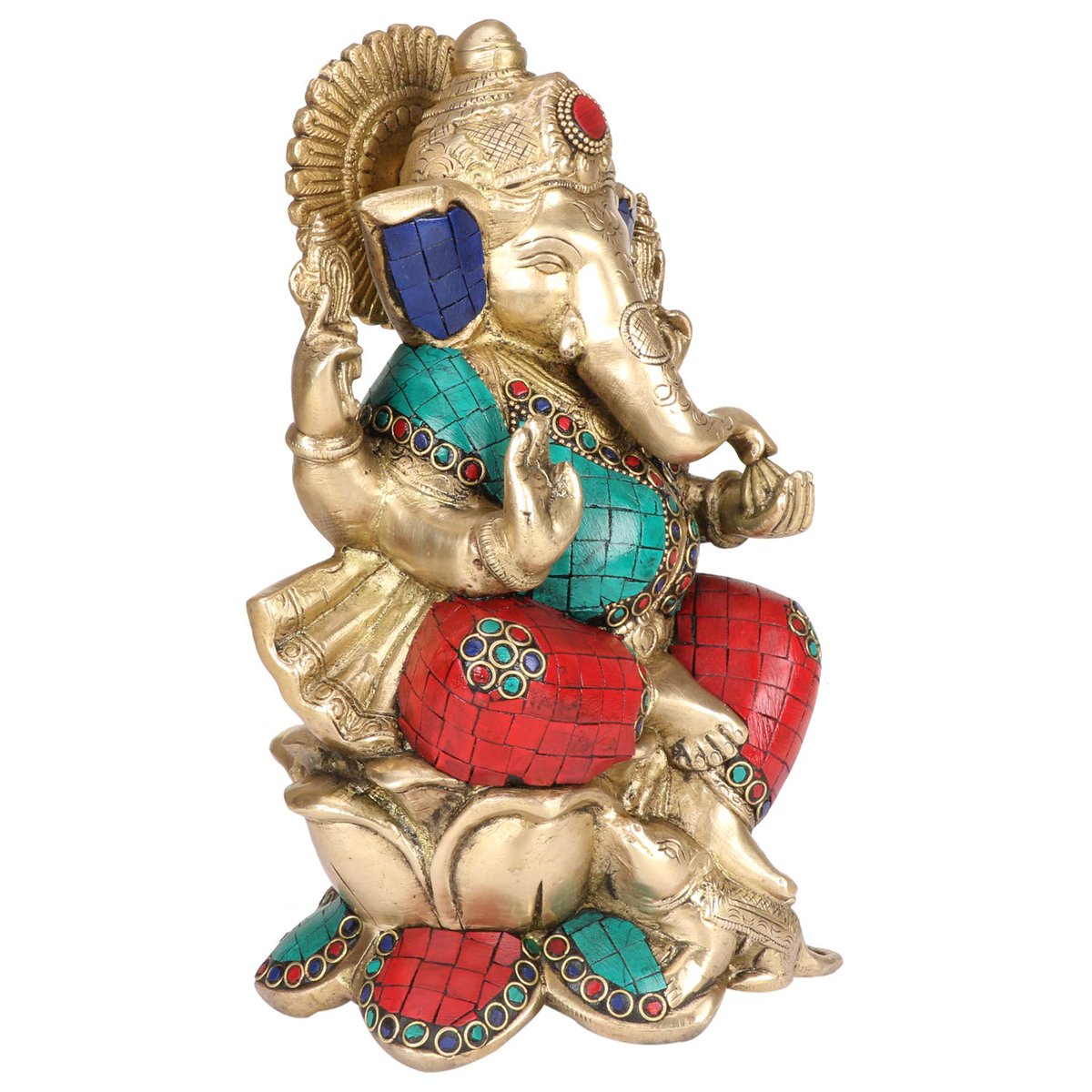 svarupart's tweet photo. Honored as the god of beginnings, Ganesha is invoked at the start of ceremonies and as the patron of learning. Emerging as a distinct deity during the Gupta period, Ganesha is revered across Hindu traditions as the son of Parvati and Shiva.  #ganeshacharya #ganesha #brassidol https://t.co/9WsrhHgaRj