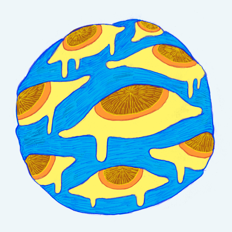 SkeleREM's tweet photo. today (yesterday)'s drawing is: eye ball https://t.co/ngIxw3O4fF