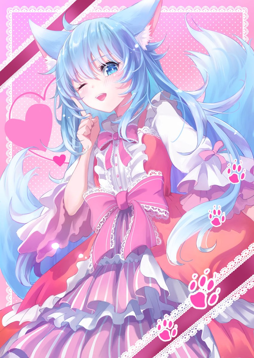 こちらもskeb納品させて頂きました！
思う存分ひらひらさせて頂きました💕可愛さが表現できていたら嬉しいです✨🥰リクエスト、本当にありがとうございます！