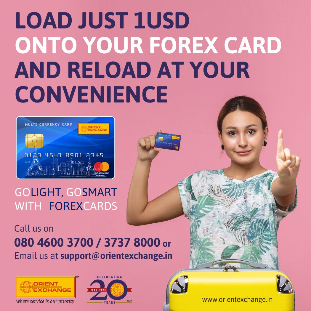 orientexchange_'s tweet photo. Load just $1 on your Forex Card and top up whenever you need. Travel made simple! 🌍💳
.
.
For more information:
Visit us: https://t.co/m0w0OELv5U
.
#orientexchange #forex #forexcards #bestrates https://t.co/cnAgJPxLsX