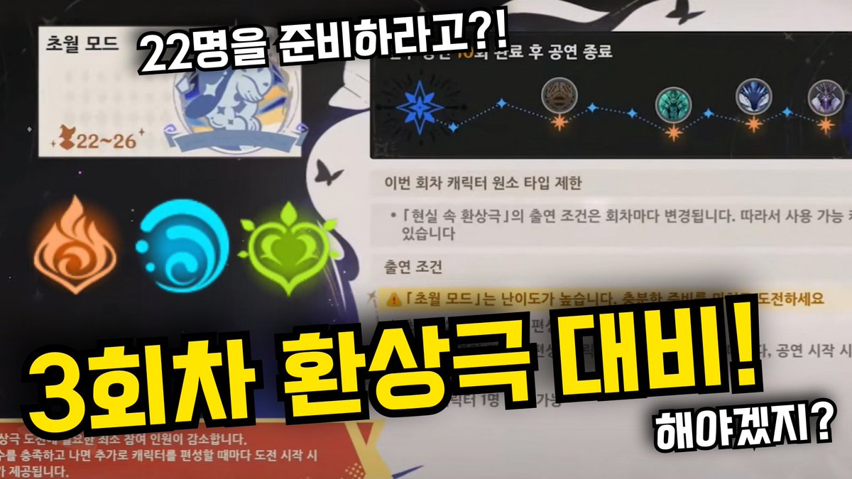 Rucidrim's tweet photo. 환상극 3회차 원소 공개! 이제는 초월모드다! | 뉴비 필수 시청! | 환상극 | 원신 5.0 | 원신 4.8
https://t.co/m3l66LCyGB
#원신 #환상극 https://t.co/O0sLi9ShLa