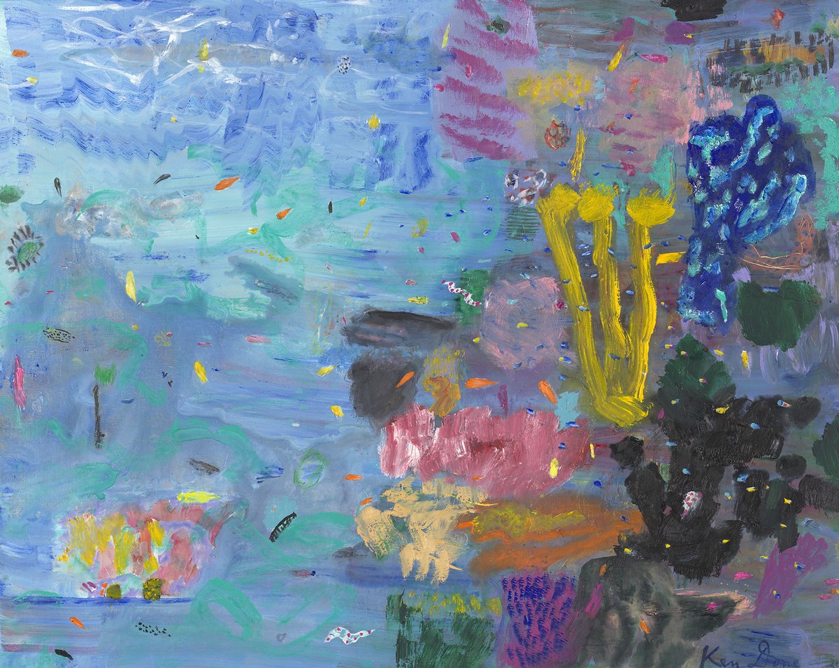 outer_echoes's tweet photo. By Ken Done
1. playing on an old magenta coral head
2. 3 palm reef
4. ultramarine dive
#australianartist #colorfulpaintings #boldcolors #paintingoftheday #landscape_joy https://t.co/bGxIpqbFbg