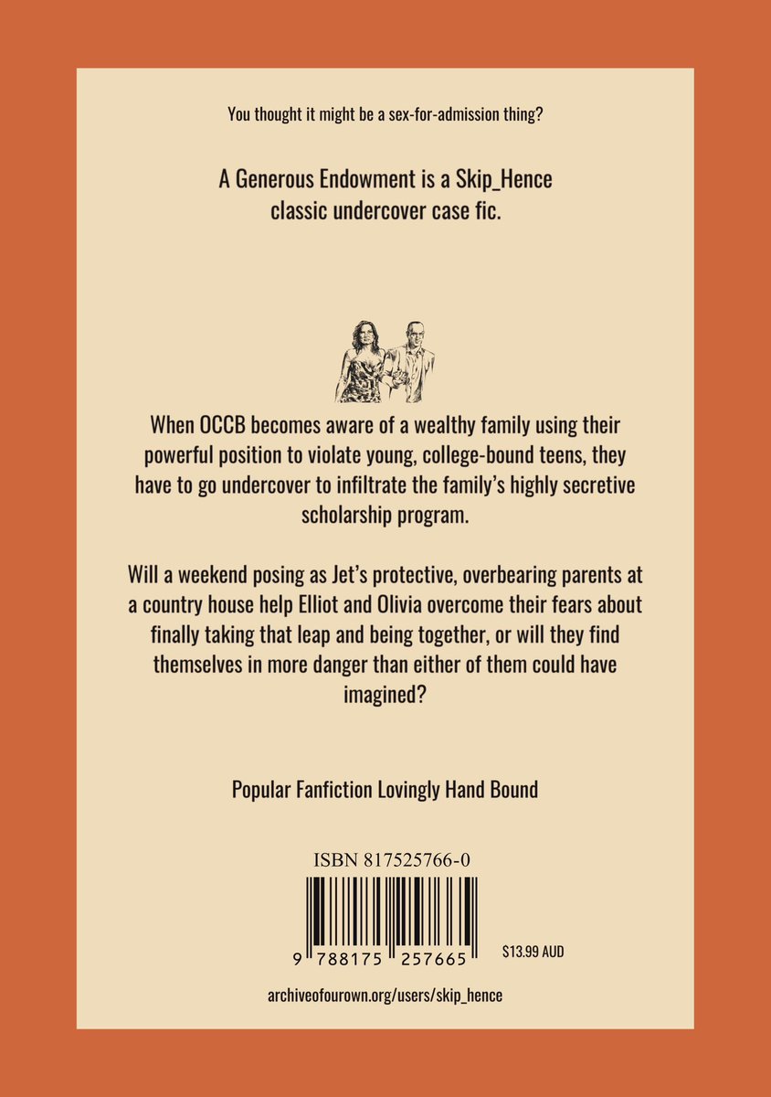 A new book type unlocked🔥

Partners Books! These are for smaller fics and cover designs are based off of Penguin Books paperback designs. 

First one:

A Generous Endowment
Author: <a href="/skip_hence/">skip_hence</a> 
36,173 words
157 pages

Download: drive.google.com/drive/folders/…