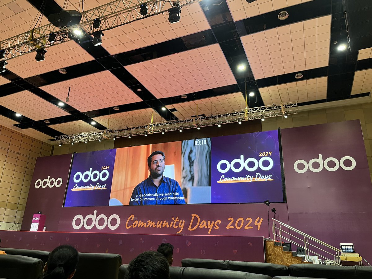 meetdholakia's tweet photo. Odoo Community Day 2 ! 

Vision and Strategy Keynote by @fpodoo 

Ready to know what new magic will be revealed !

@Odoo @Entrivis_Tech #odoocommunitydays2024 https://t.co/EMdtrKnY2T