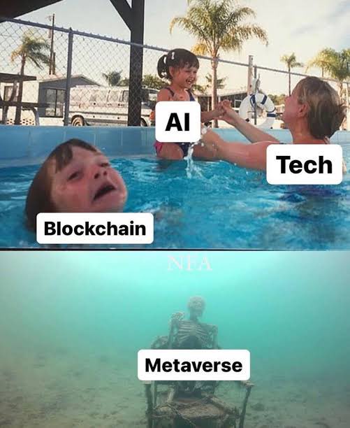 AnzalMomin1's tweet image. When AI and tech take the spotlight, blockchain struggles to stay afloat while the metaverse is just… forgotten. 🌐💻
#AIRevolution #TechTrends #BlockchainStruggles #MetaverseForgotten #DigitalFuture