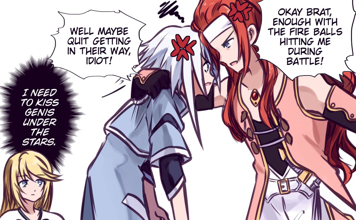 It's hard to know what Mithos is thinking while he's with the party but I feel pretty confident about this one