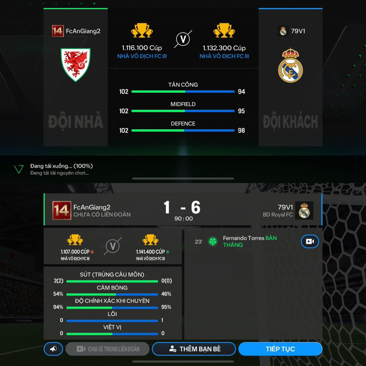 PhanMinhHauFFM's tweet photo. @EASFCMOBILE We are constantly being attacked by hackers with disconnected matches and losing by 6 goals, can you find a way to stop them?
RT if you have the same problem 😤
#FCMobile #Banhacker https://t.co/LZ44V3JoI6