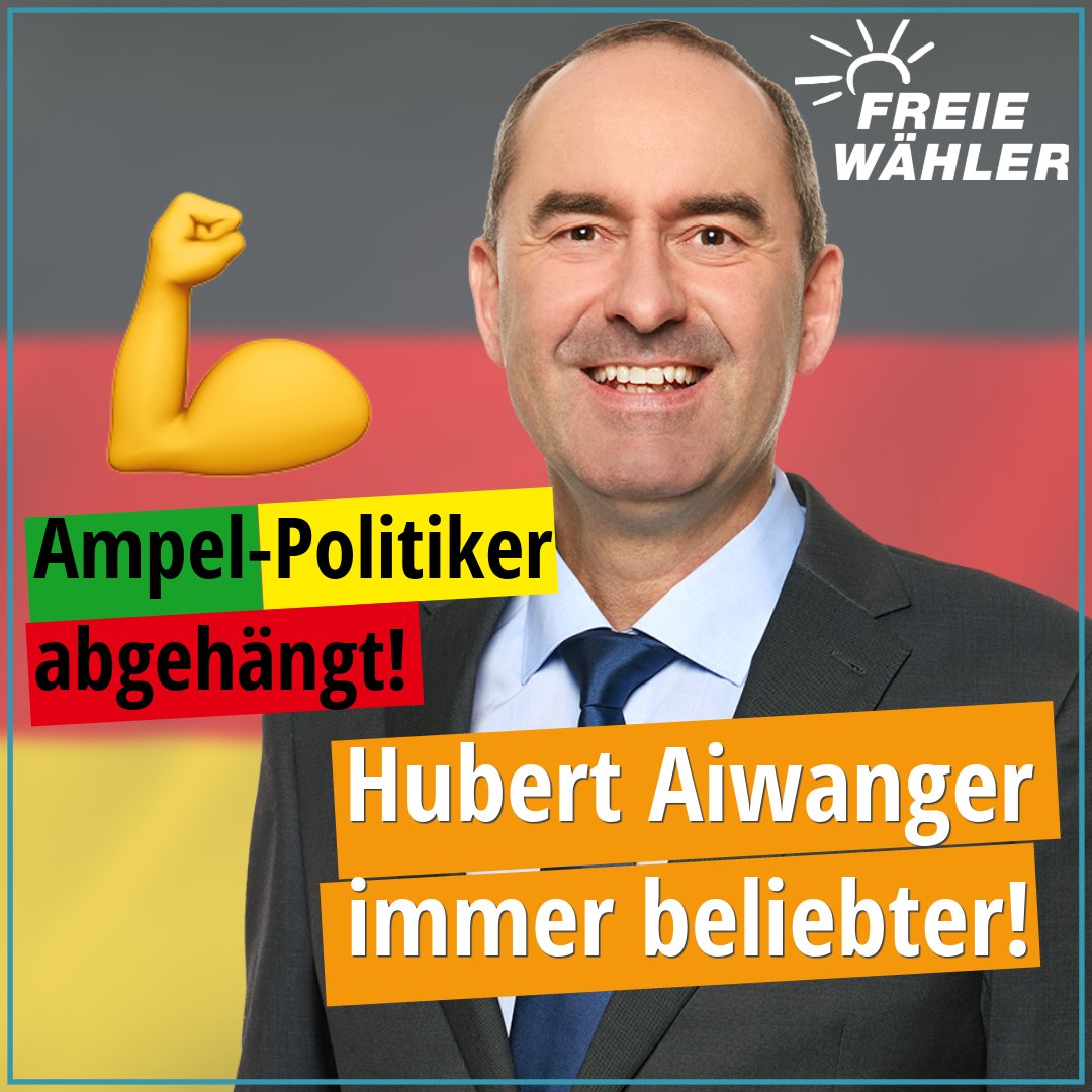 fw_bayern's tweet photo. #FREIEWÄHLER - Politik für die Bürger kommt an! ✅💪 #Aiwanger | #AnpackenFürDeutschland

➡️ @HubertAiwanger immer beliebter!😍 
#Ampel - Bilanz hingegen desaströs.❌

Quelle: INSA-Meinungstrend vom 19.08.24 https://t.co/b8stma7vR7