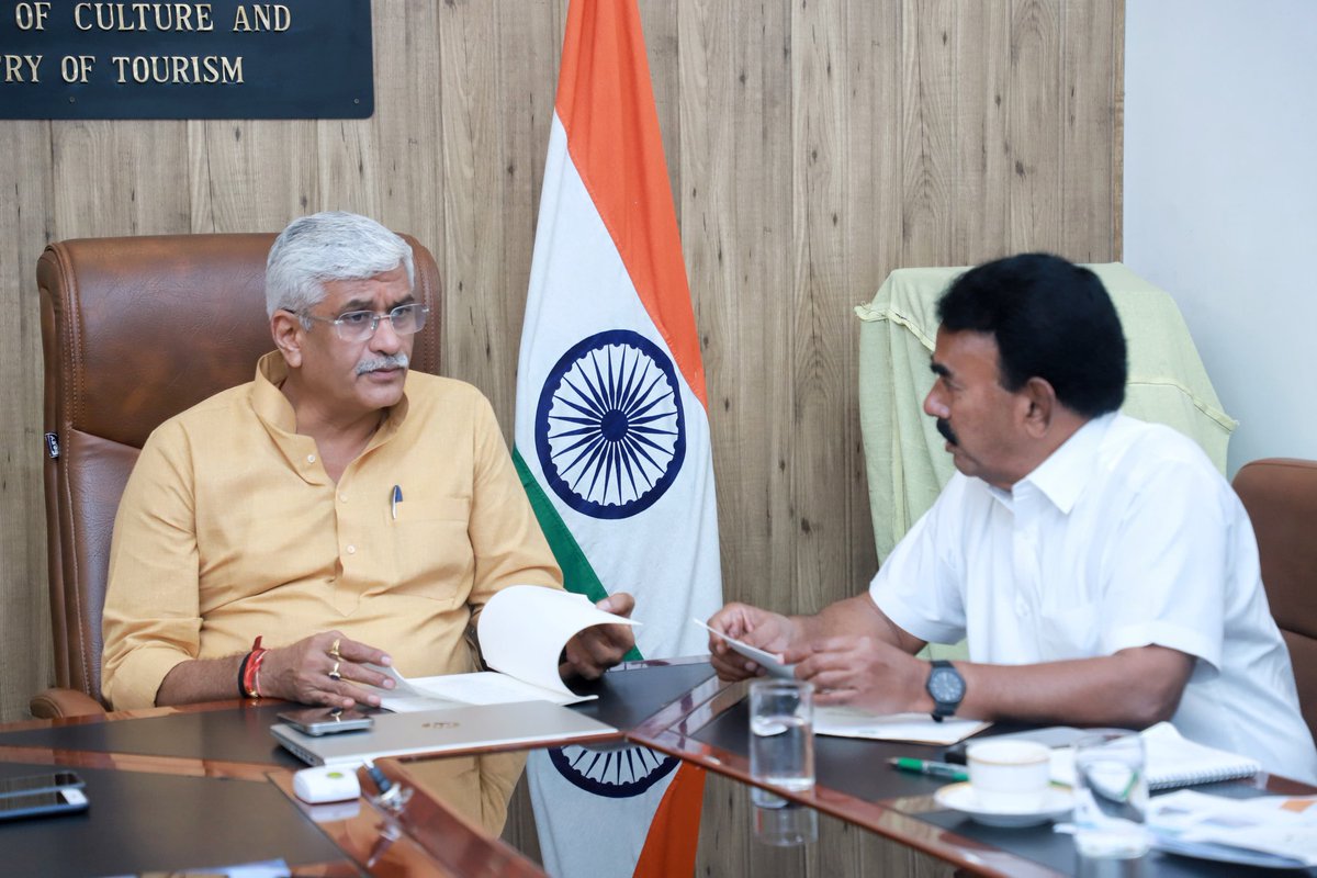 Office of Gajendra S Shekhawat (@officeofgss) on Twitter photo Pleased to meet Telangana Tourism Minister Sh. Jupally Krishna Rao ji along with ministry officials at my residence in New Delhi today.
<a href="/jupallyk_rao/">Jupally Krishna Rao</a> Pleased to meet Telangana Tourism Minister Sh. Jupally Krishna Rao ji along with ministry officials at my residence in New Delhi today.
<a href="/jupallyk_rao/">Jupally Krishna Rao</a>