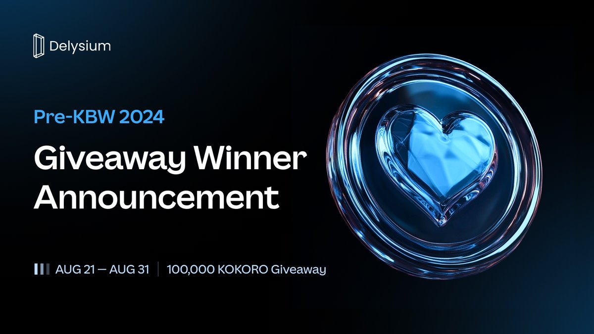 The_Delysium's tweet photo. #Delysium Pre-#KBW #KOKORO Points Giveaway #4 

1. Like, RT, Comment your Delysium Account Email Address to this tweet. 

2. Clear all new Galxe quests.
https://t.co/fofPNvc7wz

3. Join Discord Giveaway 

Daily #giveaway will continue until 31st!

#YouKnowILoveYou #YKILY #LucyAtKBW