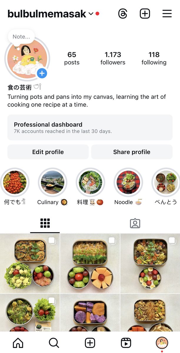 bulbulkiroku's tweet photo. I love my Instagram feed! It’s where my lunch creations become little works of art, brimming with flavour and stories. 🍱🥦 https://t.co/gh3WB2mJTp