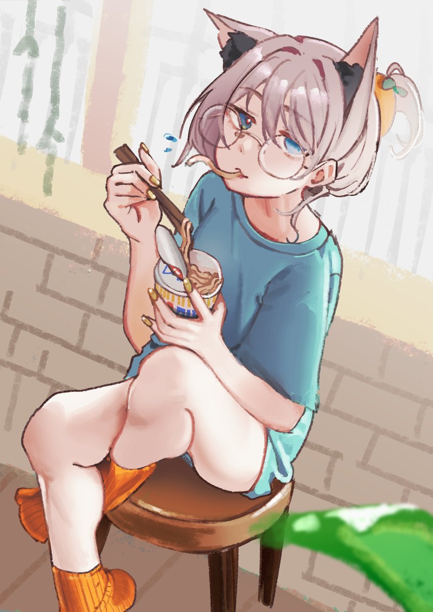 MuCheng_tw's tweet photo. 吃泡麵
#muart https://t.co/6QNNiub0km