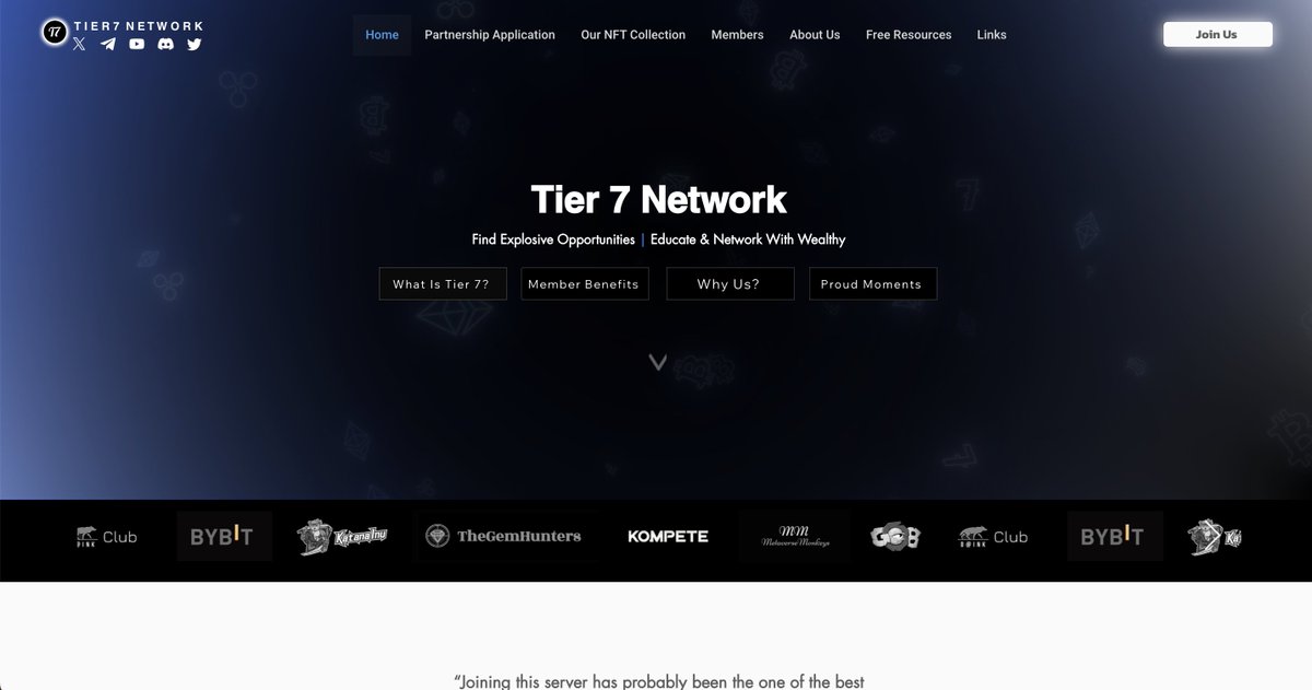 The Tier 7 Network tweet media