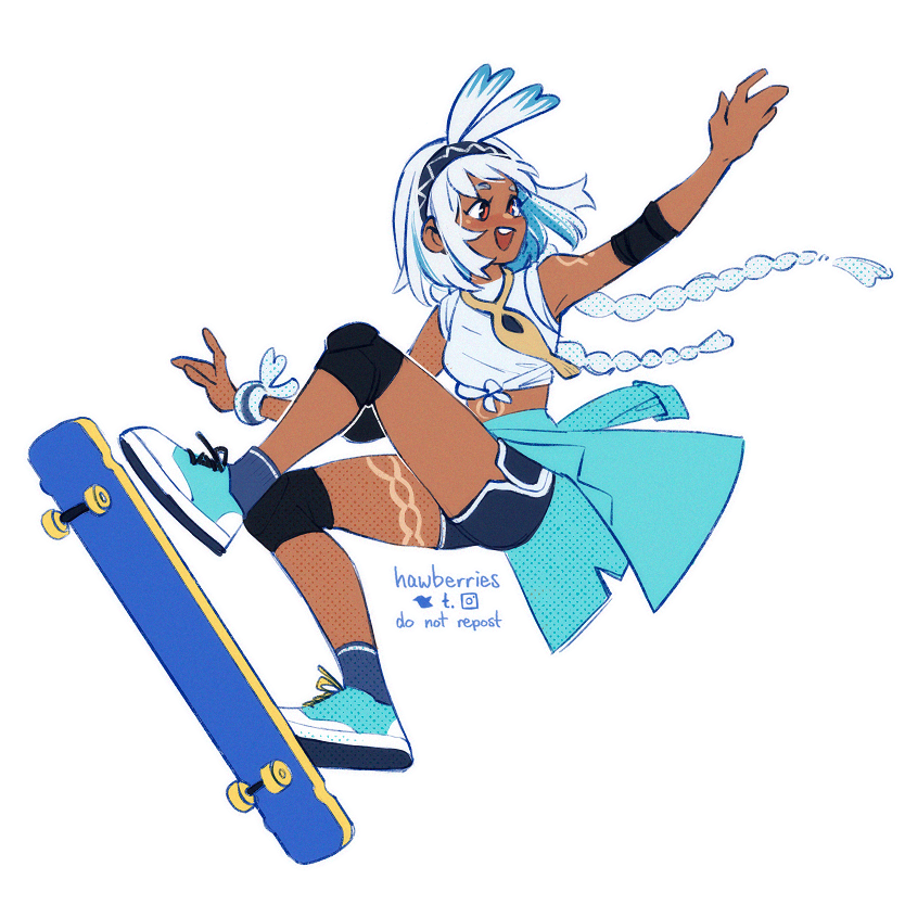 hawberries_'s tweet photo. [genshin] sk8er girls https://t.co/55oWqiM1po