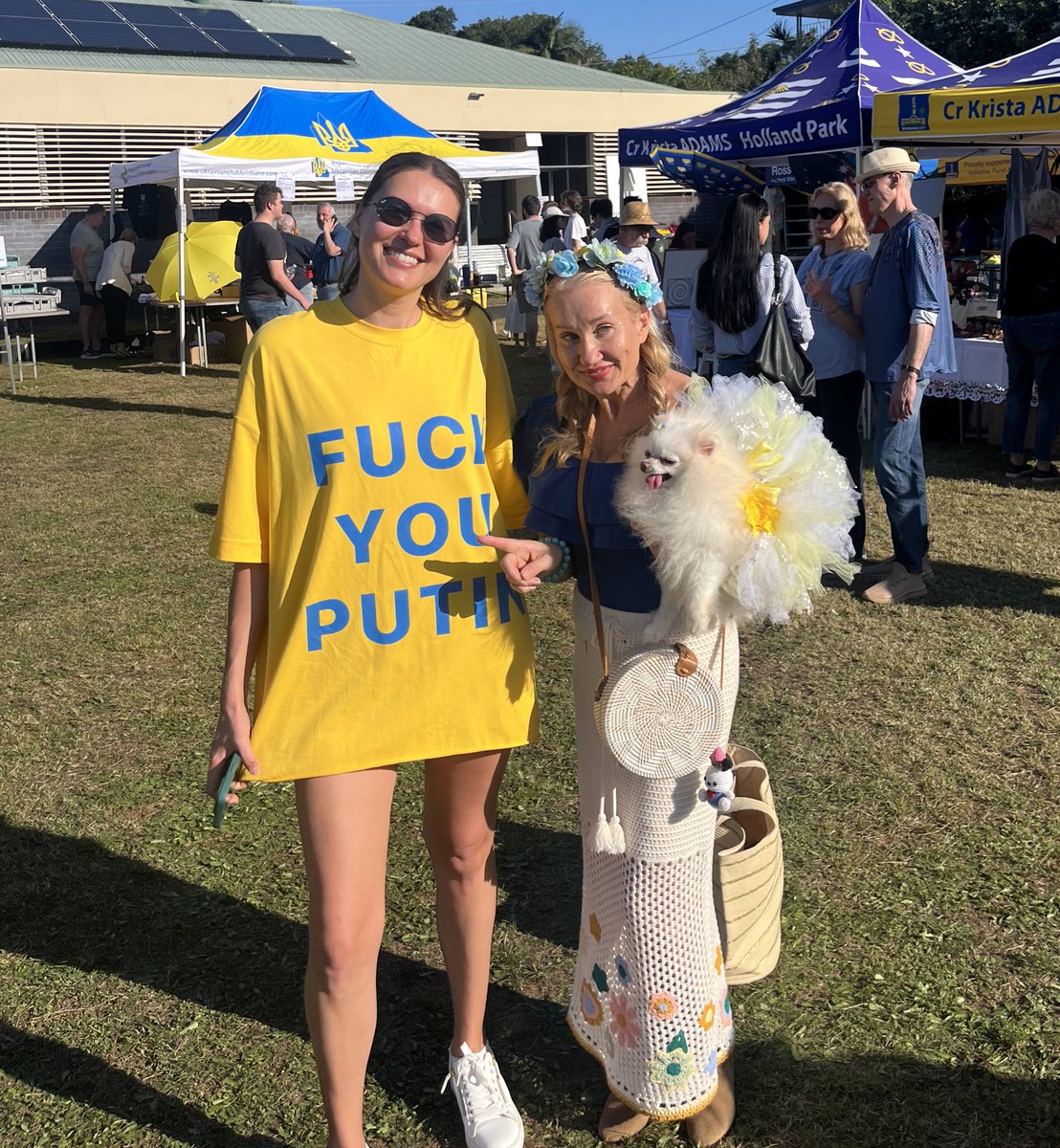 DrewPavlou's tweet image. Ukrainian Independence Day event in Brisbane Australia today 🇺🇦 

FUCK YOU PUTIN!