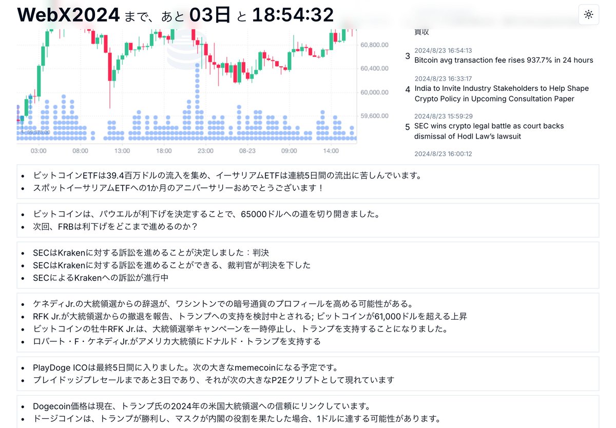 ゆらだいさんのコメントをエンジニアリングパワーに変換して
翻訳機能をドーーーーーン！！！
※とりあえずなんか見せたくて無理矢理この画面作っただけ😅ですが、CoinPostの要件でもあるのでWebXまでには必ず実現します