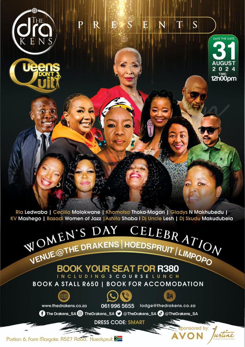 We stand and raise our  Voices 
Queens don't quit situations!!