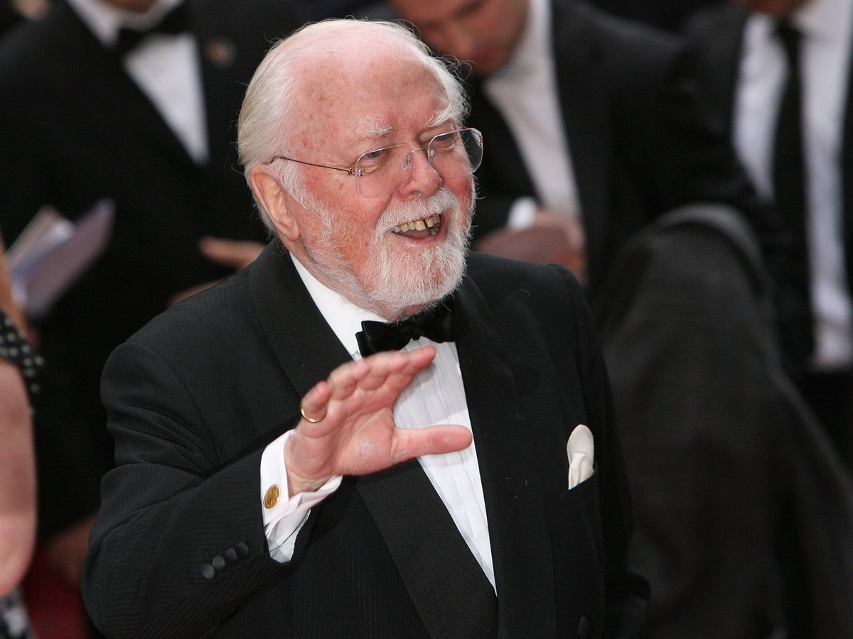 daveainsworth63's tweet photo. Remembering the great British actor and director Richard Attenborough who died on this day in 2014. He was 90. #RichardAttenborough #Gandhi #ABridgeTooFar #CryFreedom #BrightonRock #ImAllRightJack #10RillingtonPlace #JurassicPark #TheGreatEscape #TheSandPebbles #Chaplin #Magic https://t.co/tYlhAhQZmh