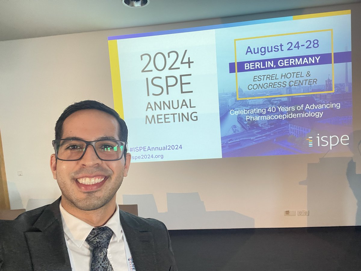 Juan Hincapie-Castillo, PharmD, PhD (@drjuanhc) on Twitter photo Annual meeting of <a href="/IntPharmacoEpi/">International Society for Pharmacoepidemiology</a> 🙌🏽🙌🏽
Start your engines!!!! 💯
#ISPEAnnual2024 Annual meeting of <a href="/IntPharmacoEpi/">International Society for Pharmacoepidemiology</a> 🙌🏽🙌🏽
Start your engines!!!! 💯
#ISPEAnnual2024