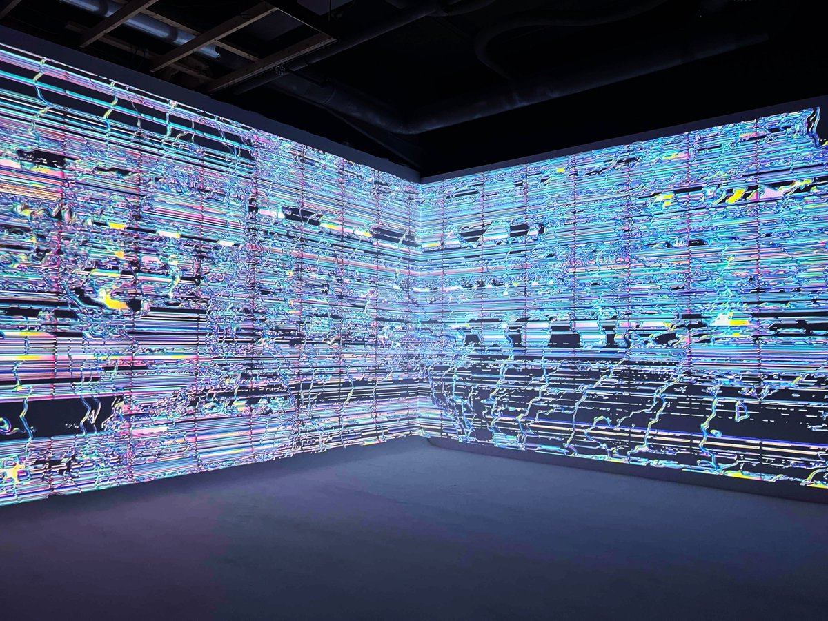 ooh thanks Sky for the pic of my work at #RGBMTL in Montreal 👀