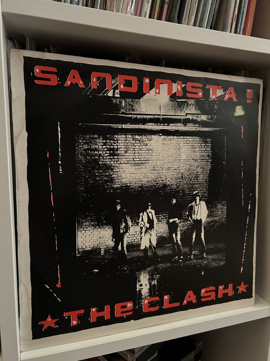 blacksand1973's tweet photo. Saturday night, listening to The Clash https://t.co/PT8jvzyXjM