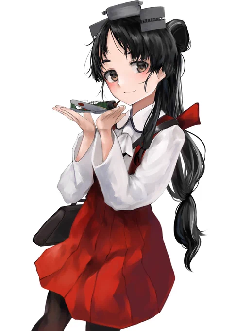 零戦手乗せ日進さん可愛く描けたので単品でも置いときますね