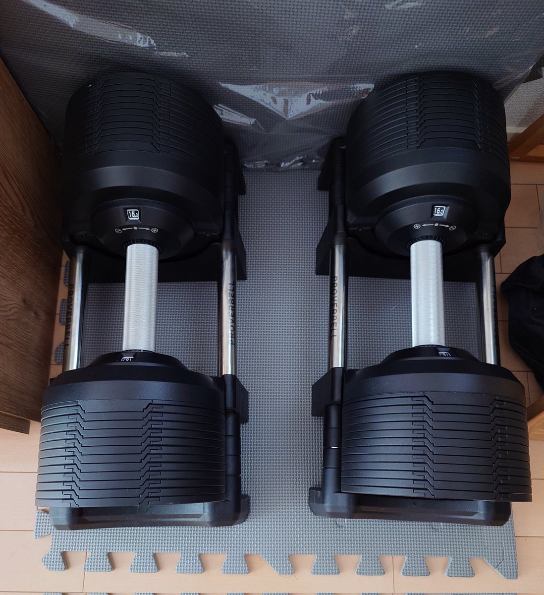 そろそろやめたい。様ライシンプロバーベル32.5kg×2 可変式