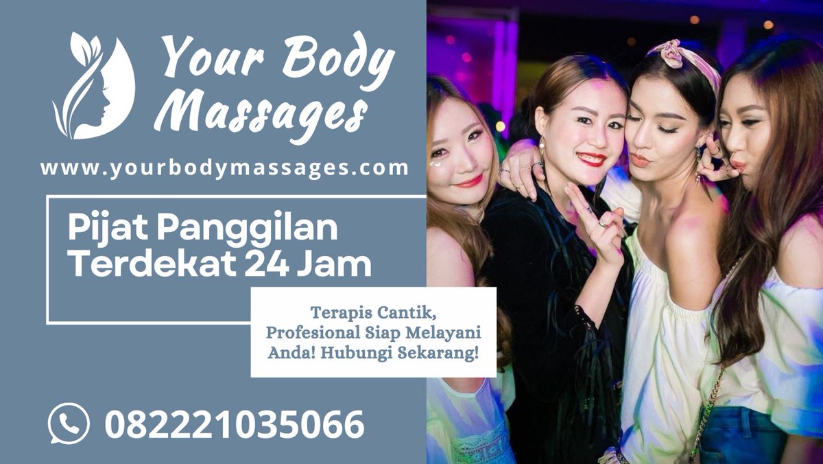yourbodymsg's tweet photo. Pijat Capek Terdekat! 💆‍♂️💆‍♀️ Ingin tubuh kembali segar tanpa repot keluar rumah? https://t.co/EjXo616Eq0 hadir dengan layanan panggilan profesional dan terpercaya. Dapatkan terapis bersertifikat, harga terjangkau WA https://t.co/HygAftf8OI #PijatPanggilan #MassageCoID siang kediri https://t.co/gI82lwqNat